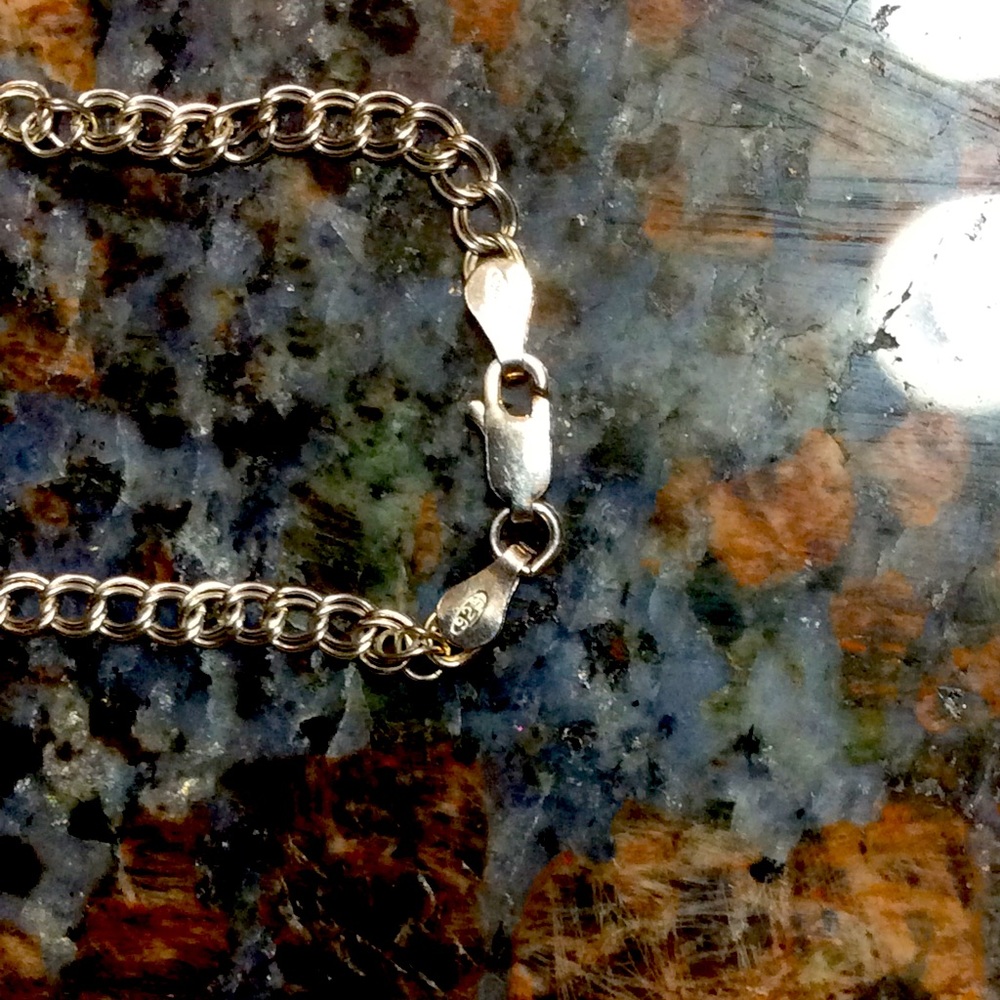 925 sterling silver charm bracelet